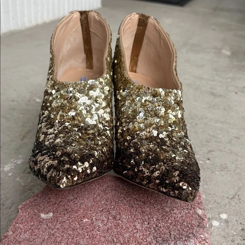OSCAR de la Renta sequin booties - Picture 6 of 9